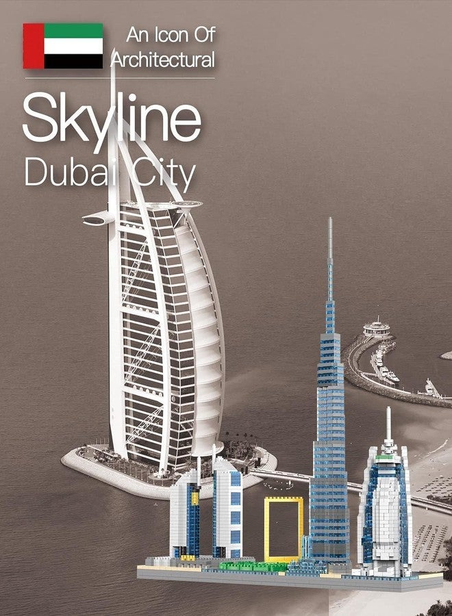 Brighterbee مجموعة بناء نماذج دبي من برايتربي للأطفال - Image 3